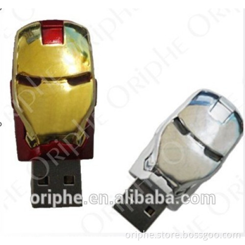 Promotional gifts iron man 256gb usb flash drive